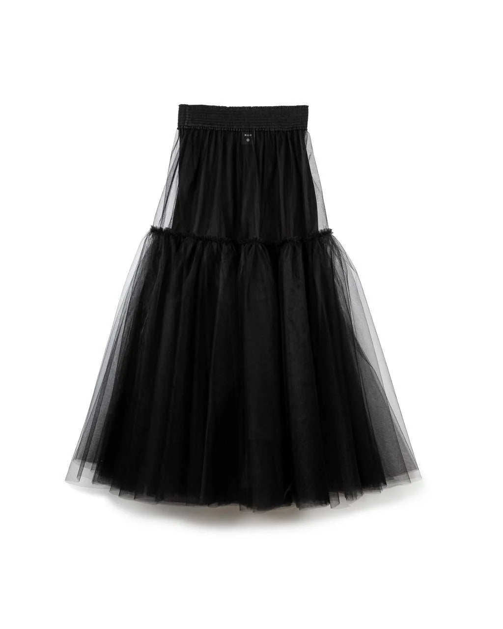 LAYERED MESH TULLE SKIRT