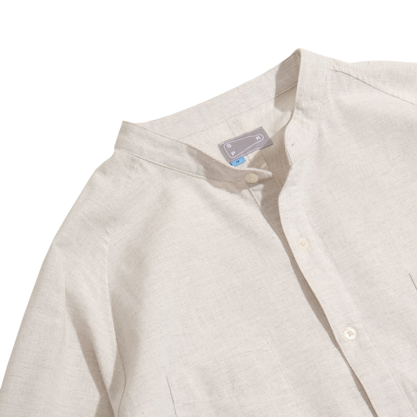 Popover Shirt / Cotton Linen - Beige