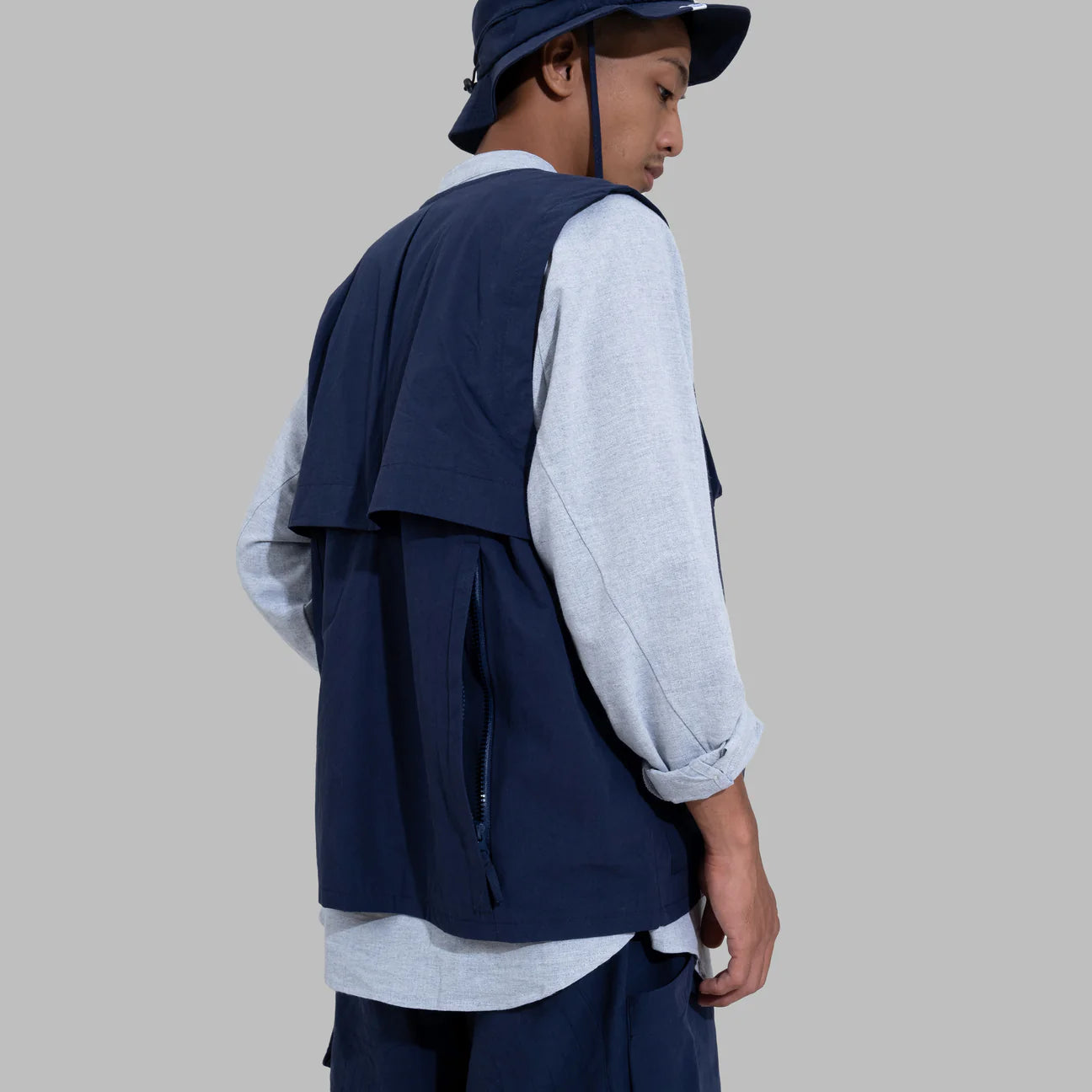 Ventilation Vest - cotton/navy
