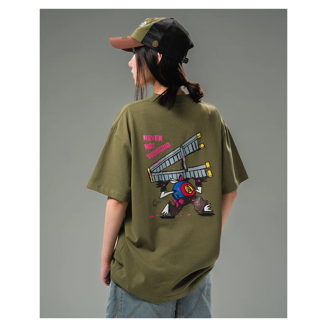 NNW A-MAN TEE - OLIVE