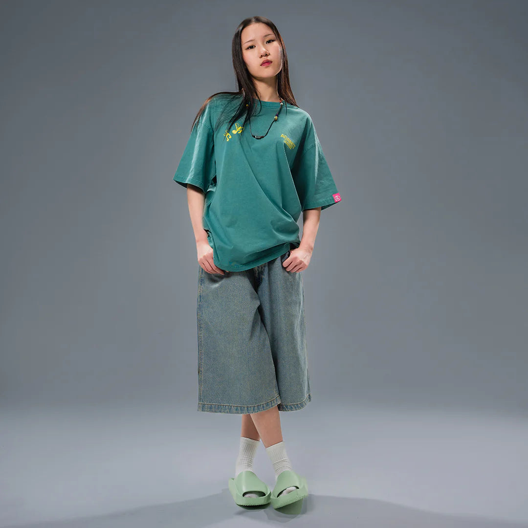SOUND SYSTEM TEE WASHED - GREEN