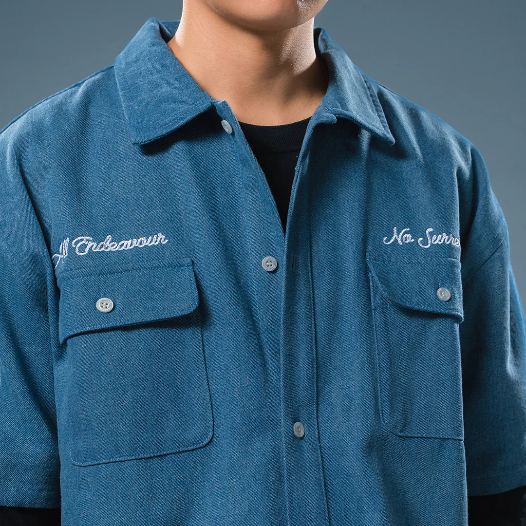 DENIM MECHANIC WORK SHIRT