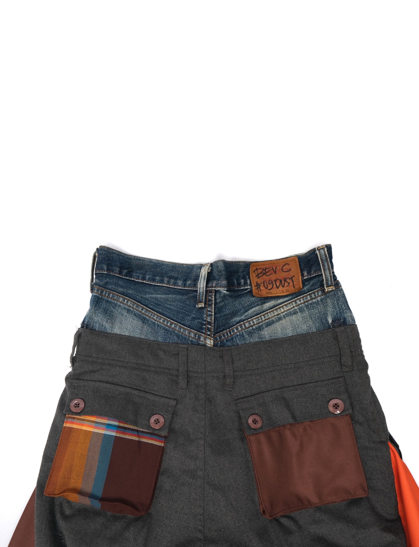 DOUBLE WAISTS LONG SKIRT