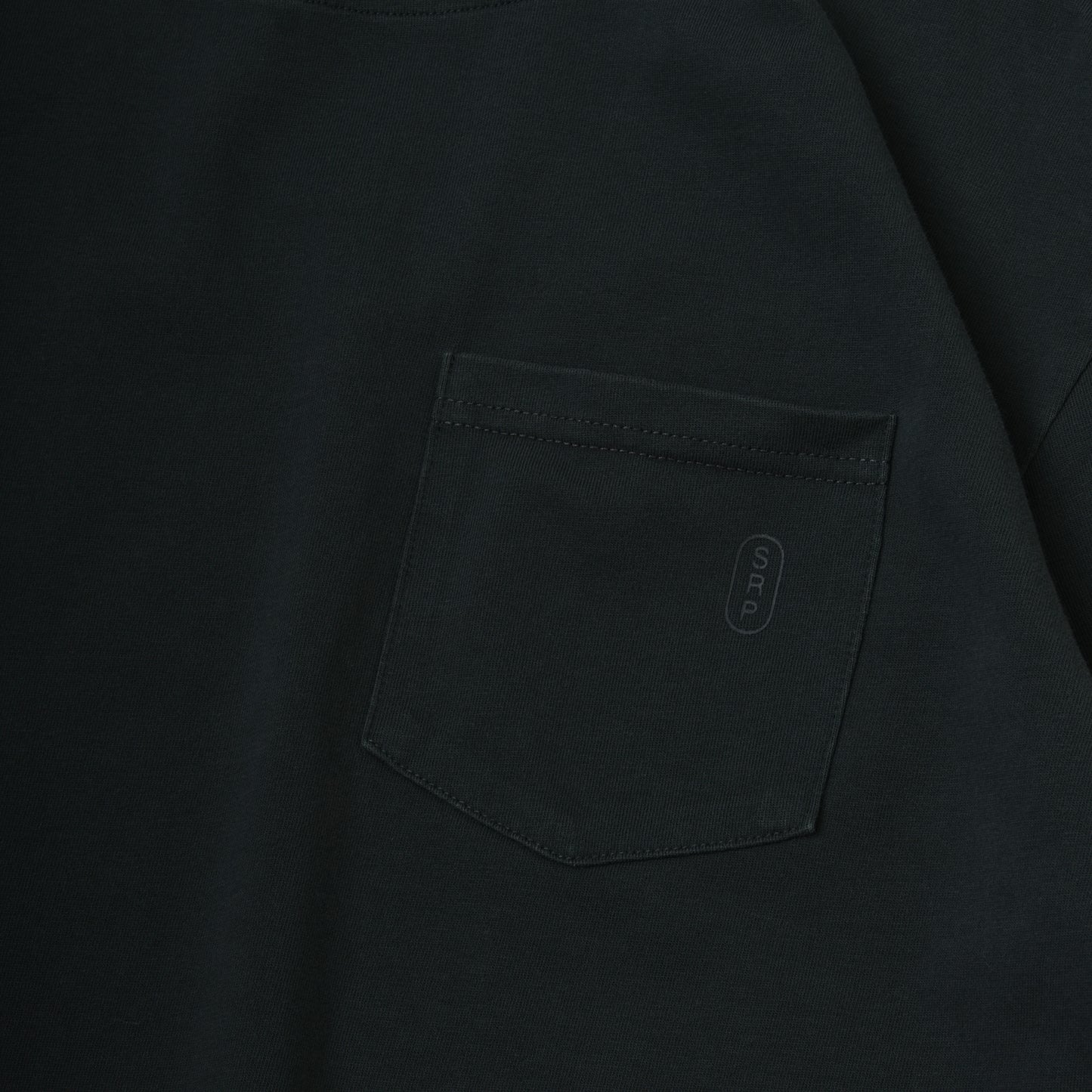 Washed Tee / Cotton - Charcoal