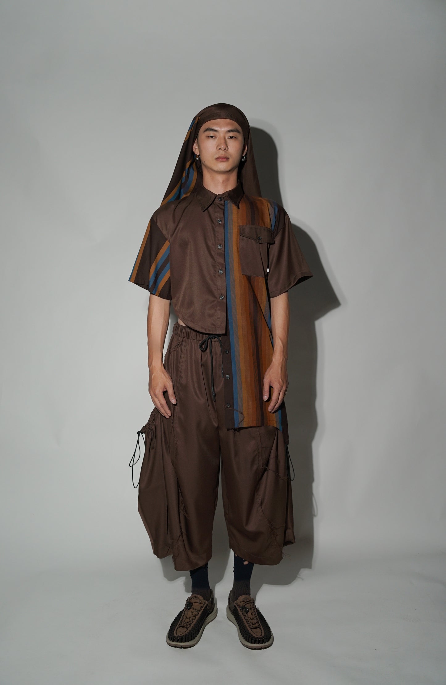 Giant Drawstring Pocket Pants 2.0 ( Brown )