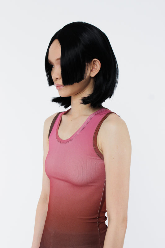Gradient Rib Tank Top
