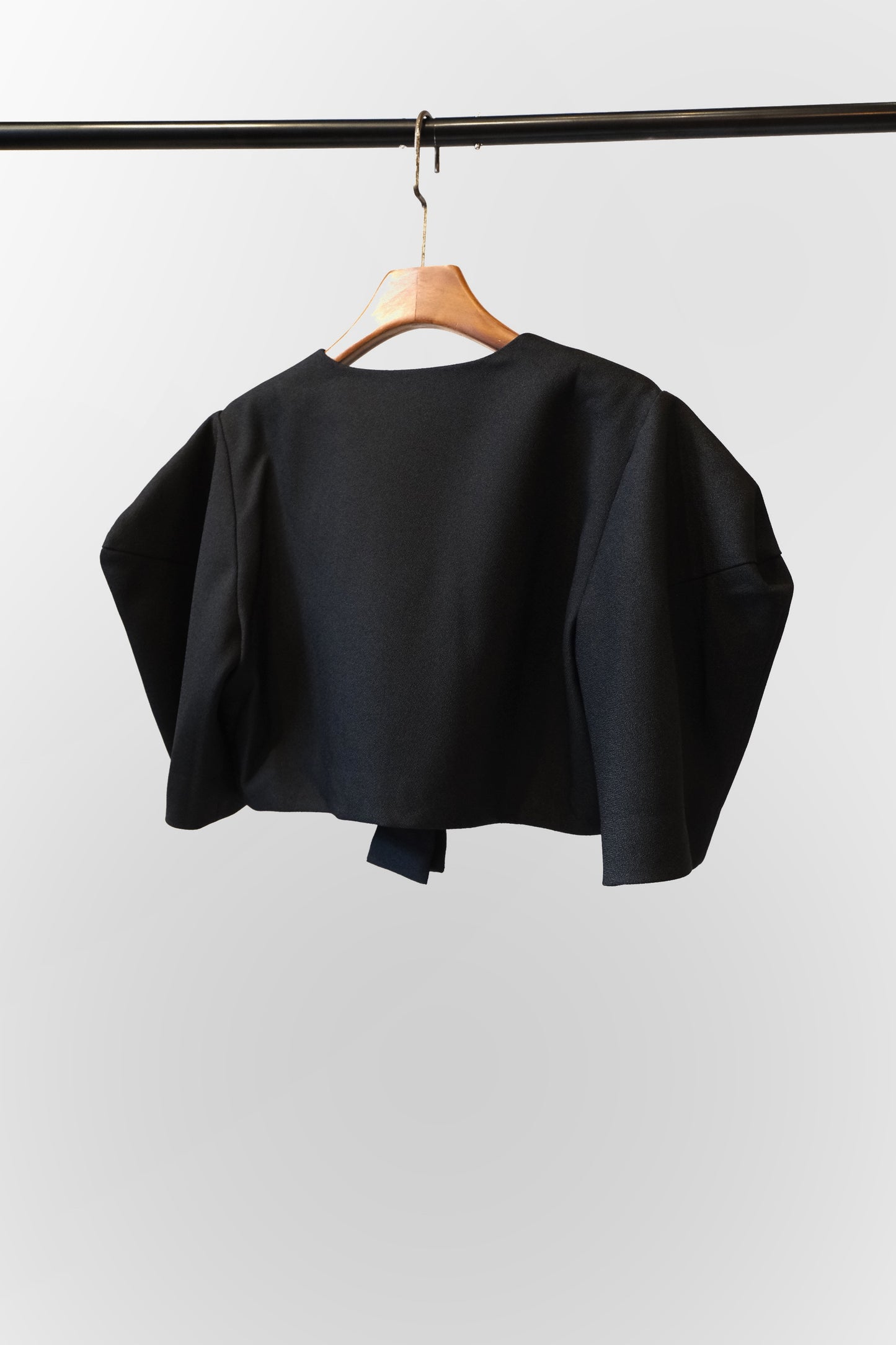 Mathi Structured Sleeves Crop Top Jacket