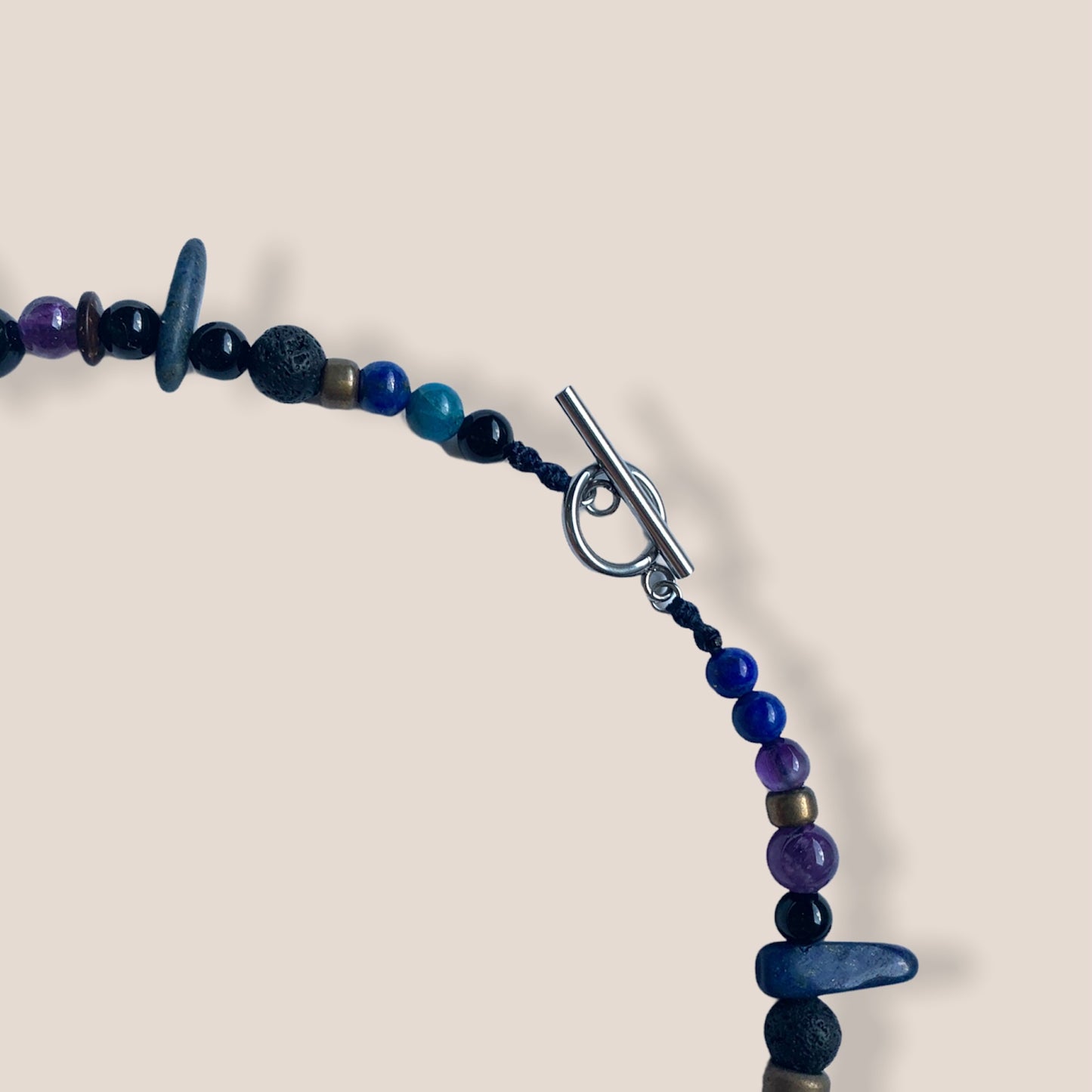 ‘’ SepTem II ‘’ Necklace- deep blue