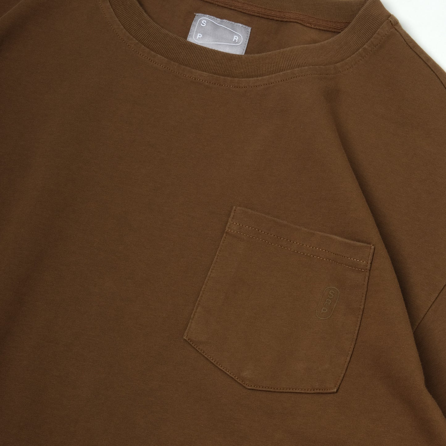 Washed Tee / Cotton - Brown