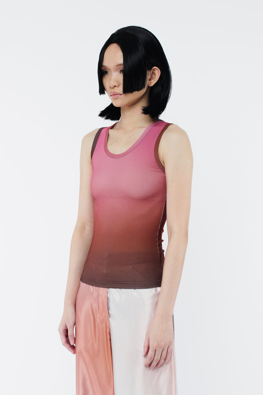 Gradient Rib Tank Top