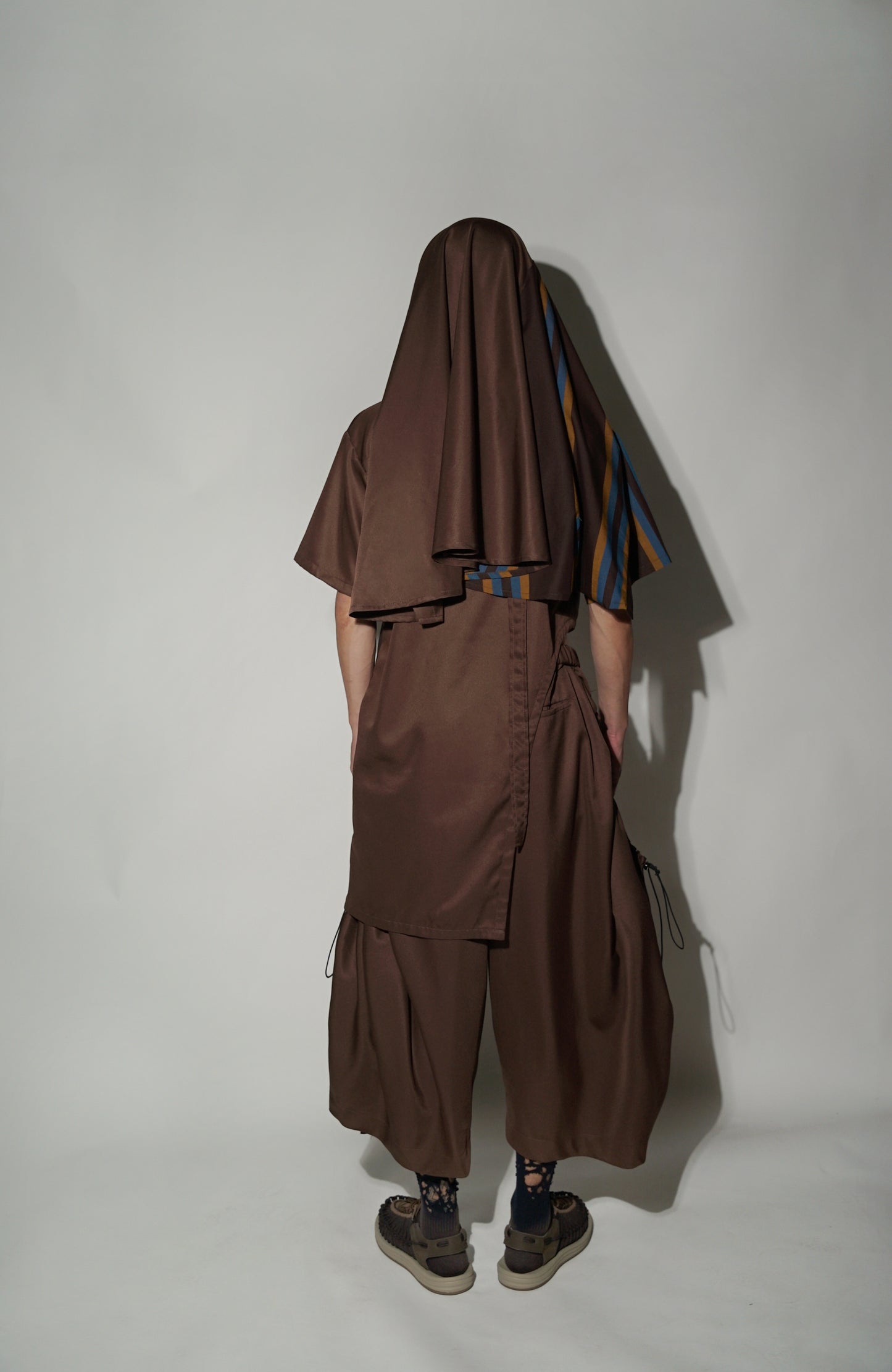 Giant Drawstring Pocket Pants 2.0 ( Brown )