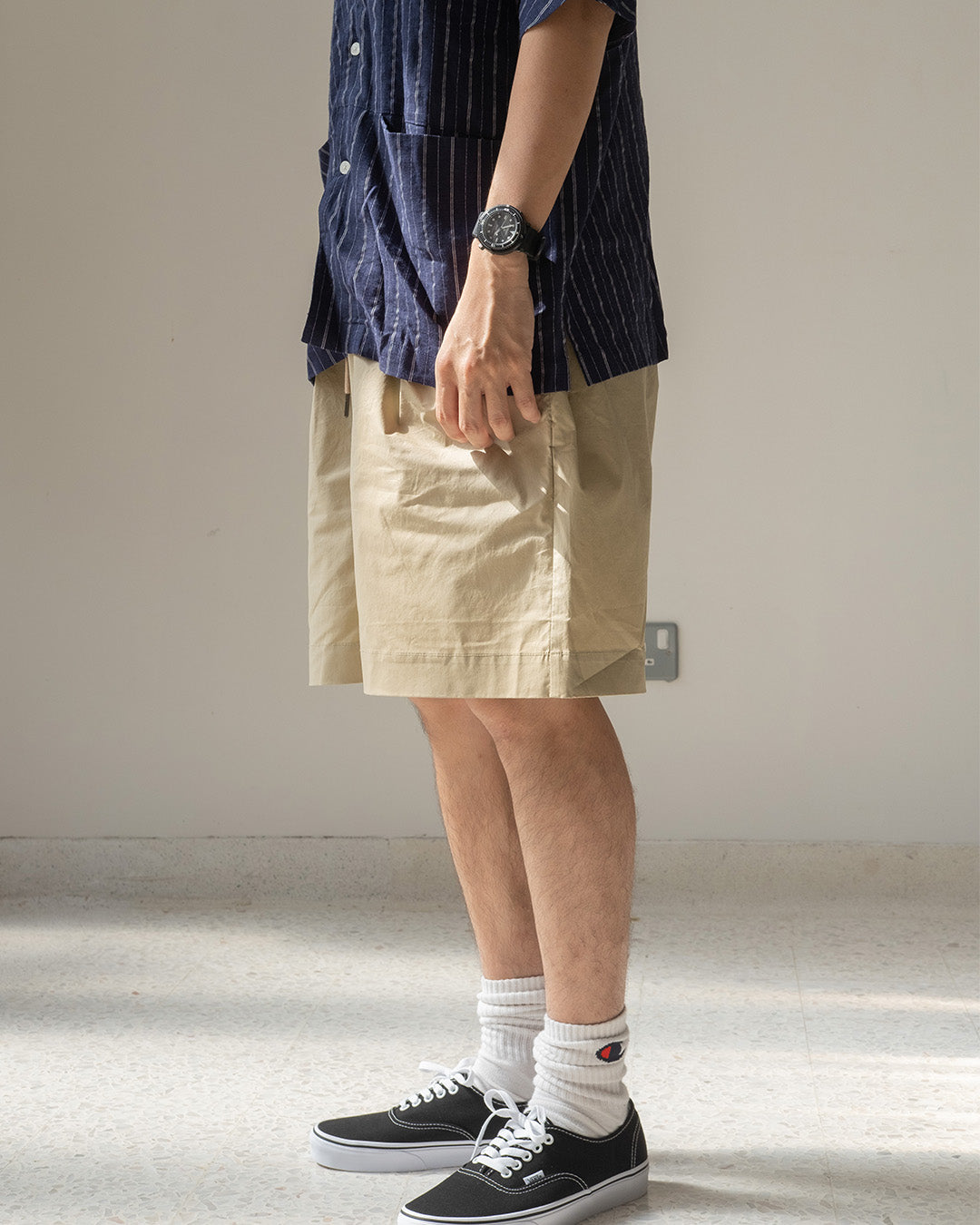 EZ Shorts / Cotton Spandex - Beige