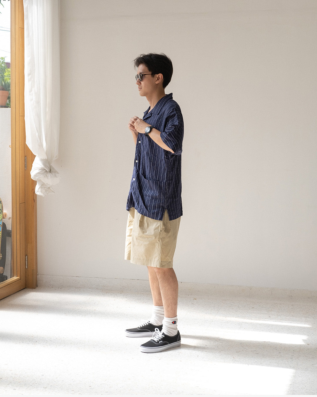 EZ Shorts / Cotton Spandex - Beige