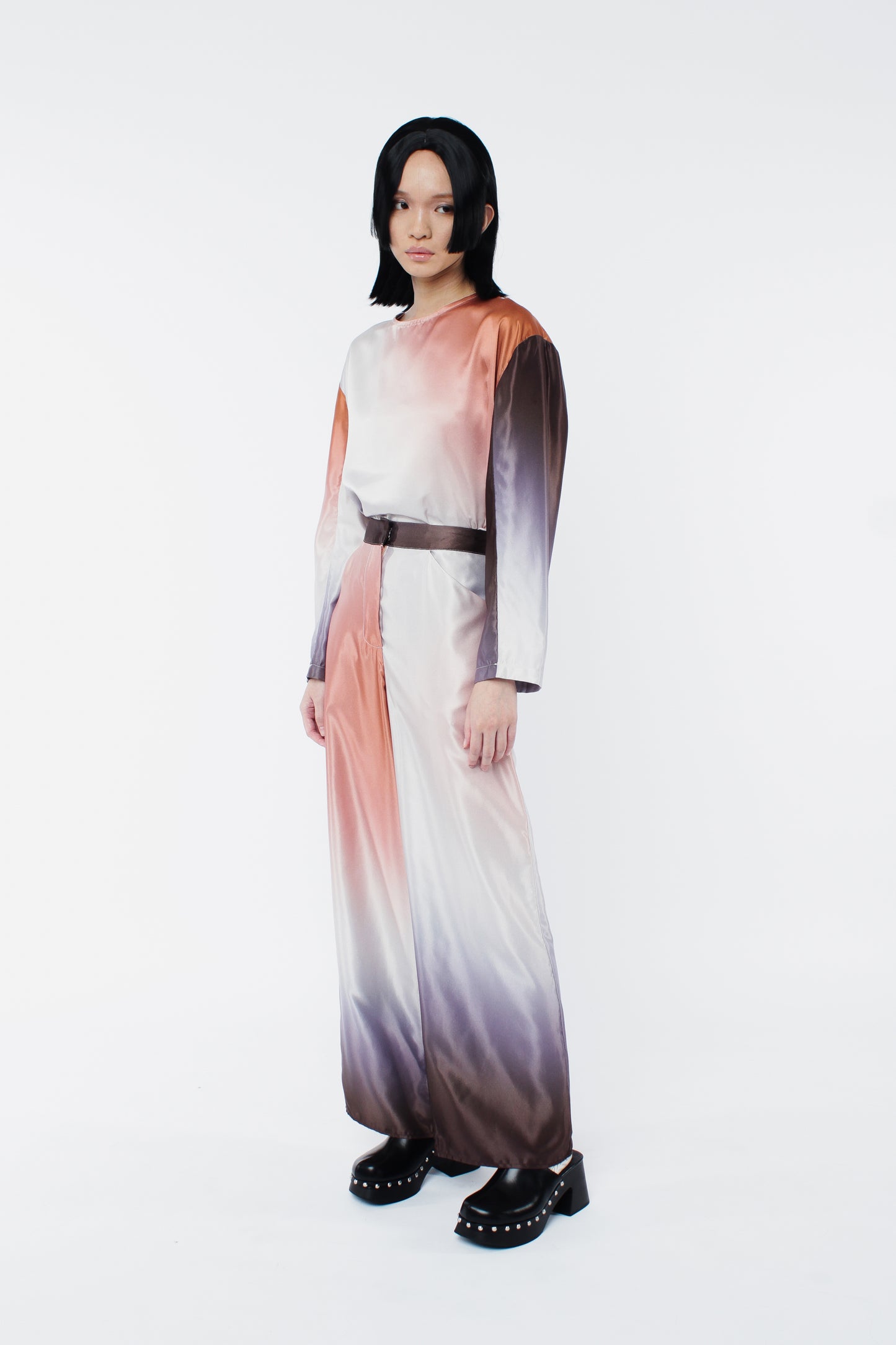 Gradient Satin Pants