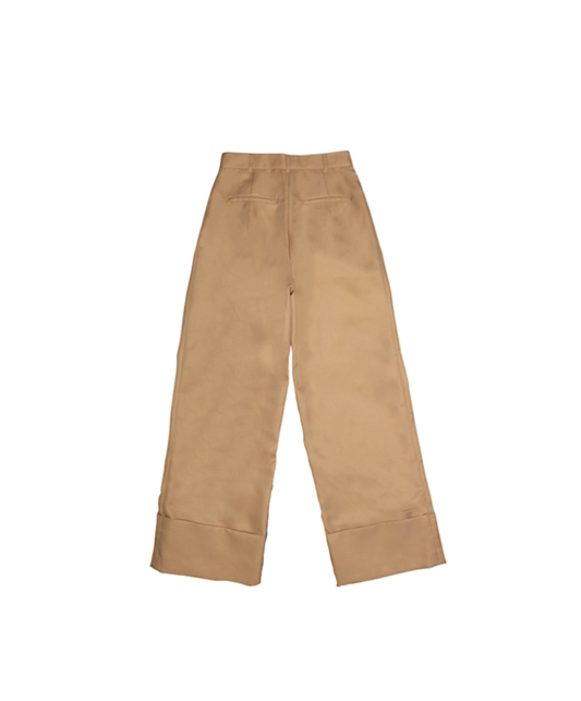 Highwaist Long Pants with Ring (Khaki)