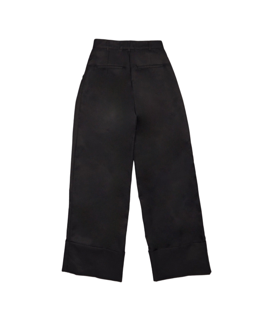 Highwaist Long Pants with Ring (Black)