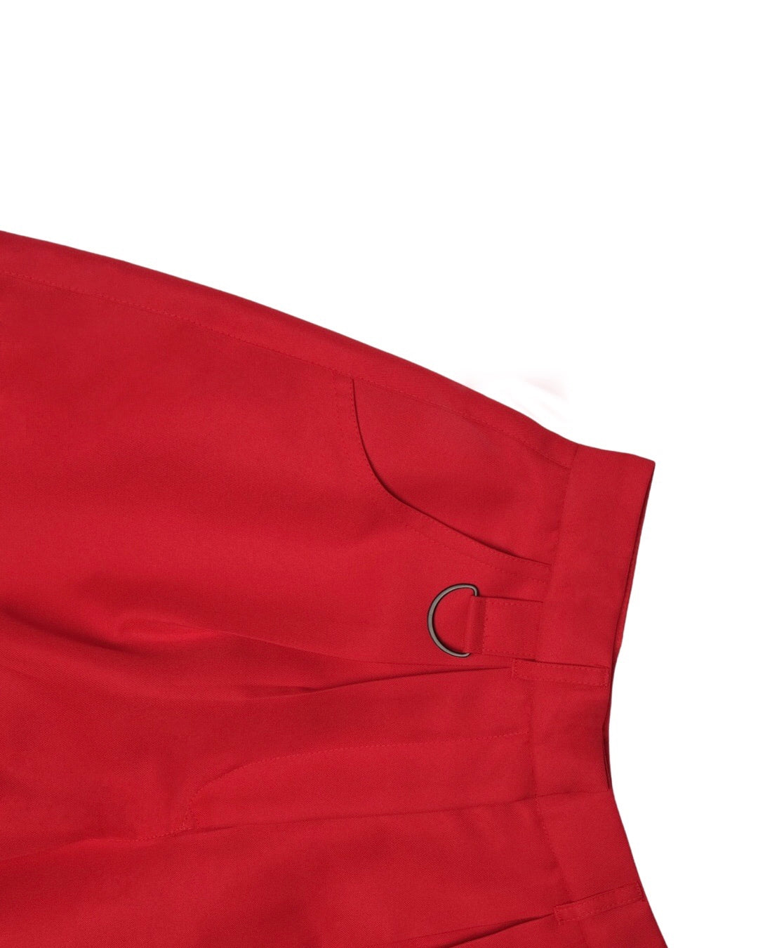 Highwaist Shorts with Ring - Red