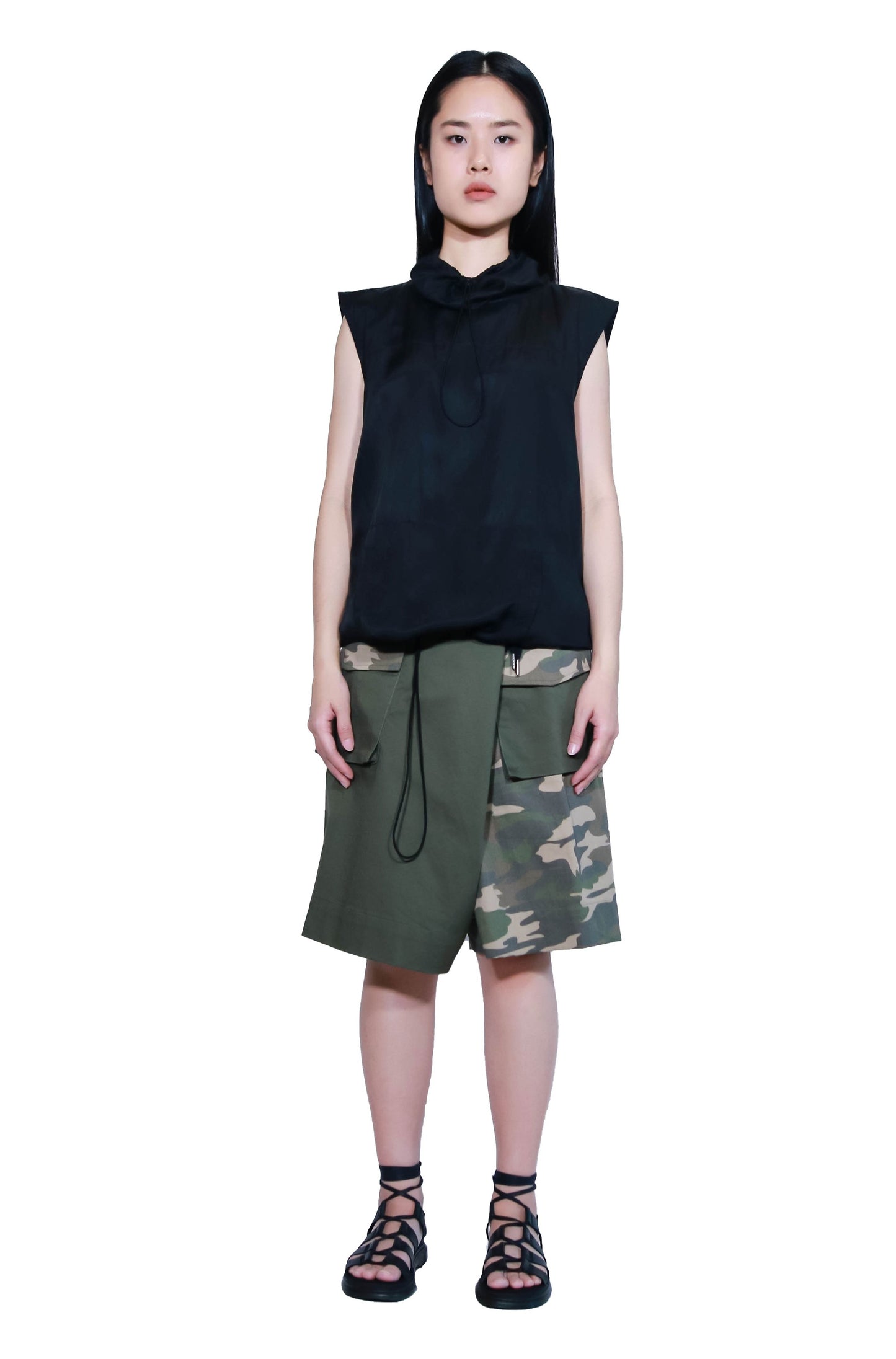 Camo Mix Army Green Pangolin Adjustable Pants
