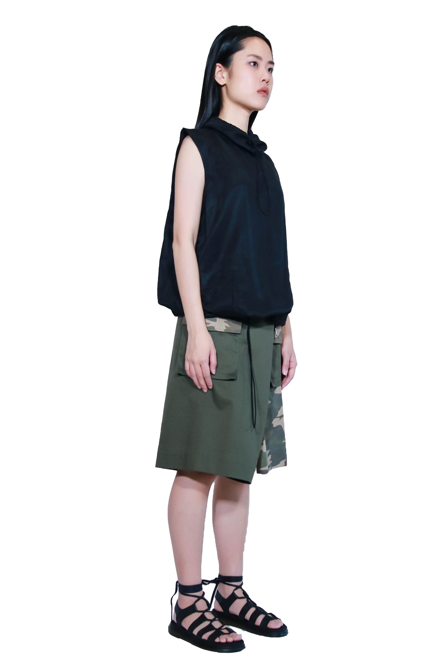 Camo Mix Army Green Pangolin Adjustable Pants