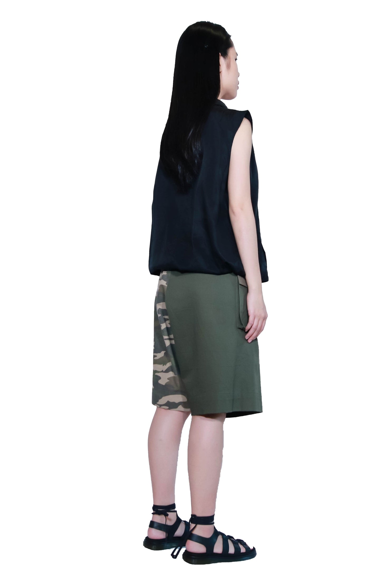 Camo Mix Army Green Pangolin Adjustable Pants