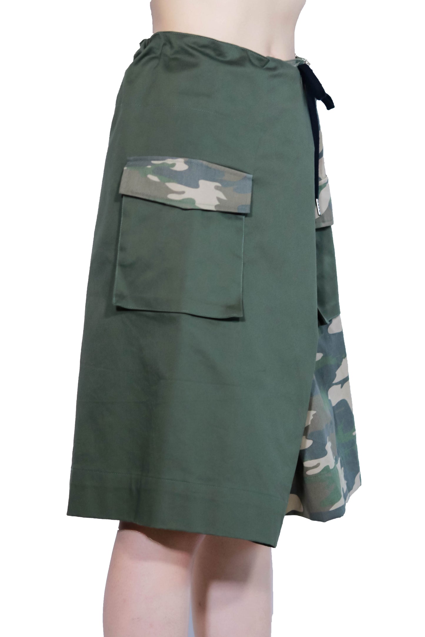 Camo Mix Army Green Pangolin Adjustable Pants