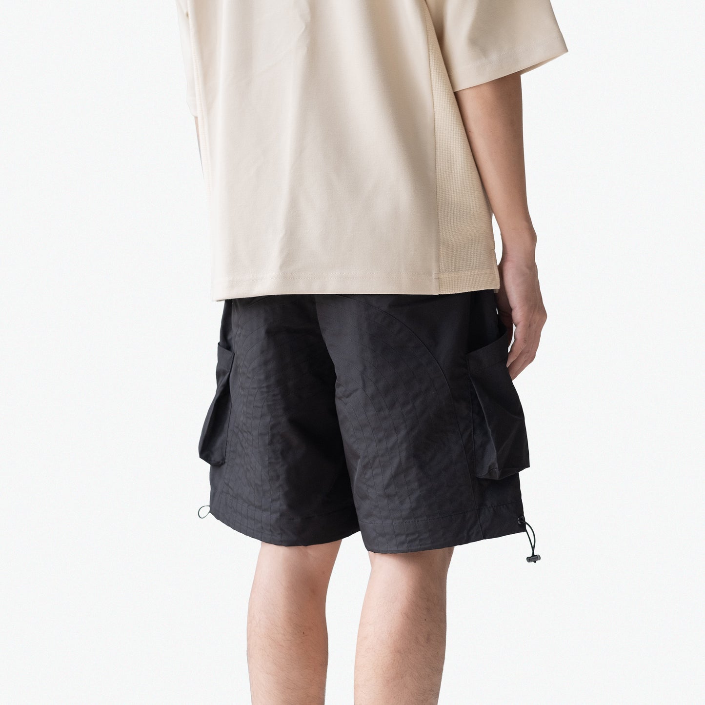 Shorts 2-tone / Poly - Black
