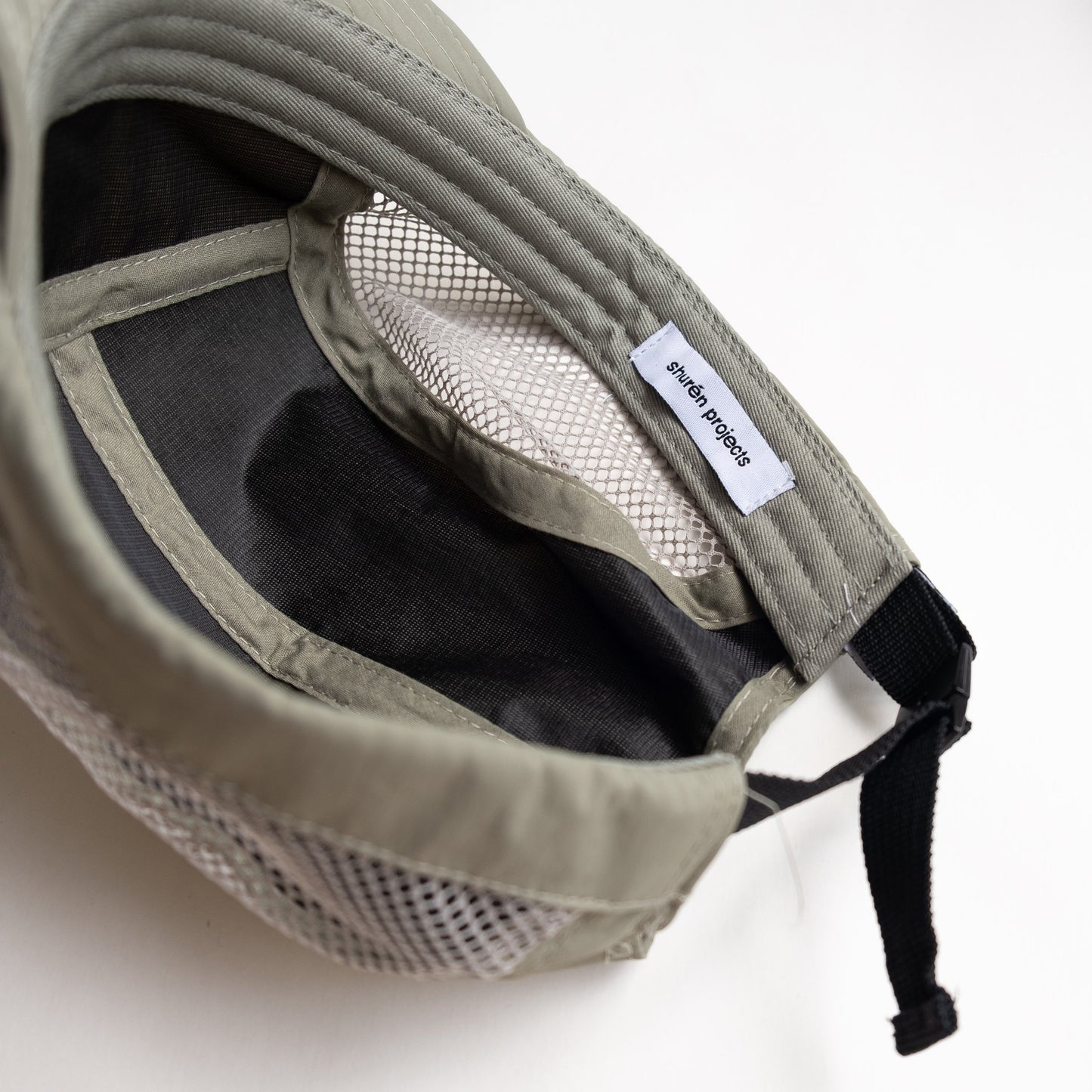 Mesh 5-Panel Cap - Olive Green