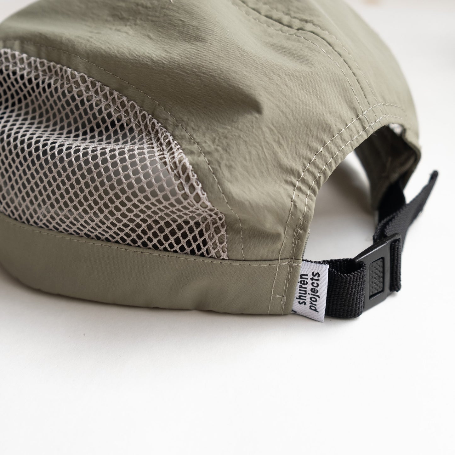 Mesh 5-Panel Cap - Olive Green