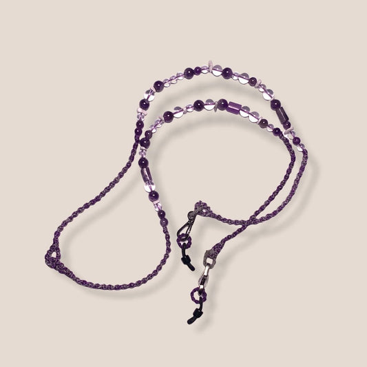 Multiwear Mask & Eyewear Chain - Purple