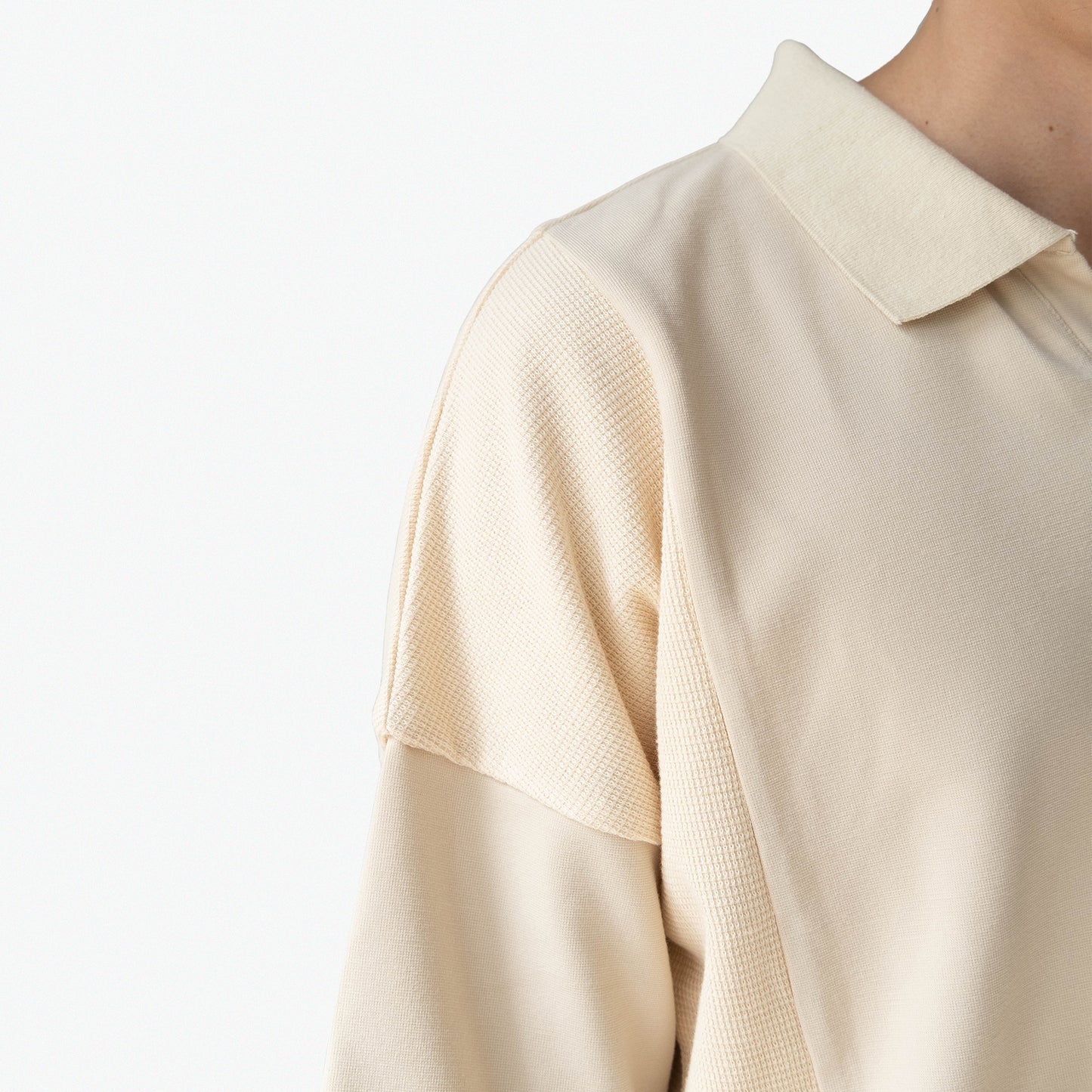 Polo Tee / Cotton - Cream