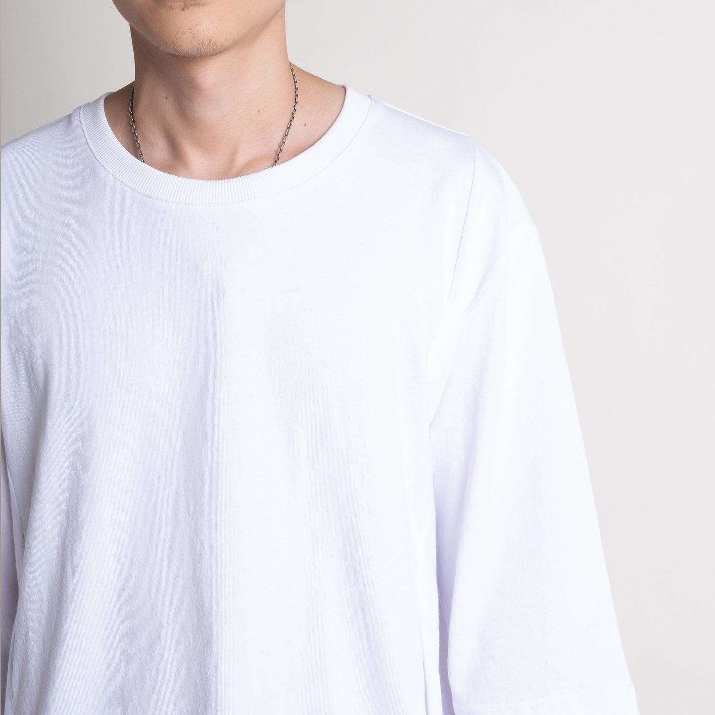 Zipped Pockets Tee - White