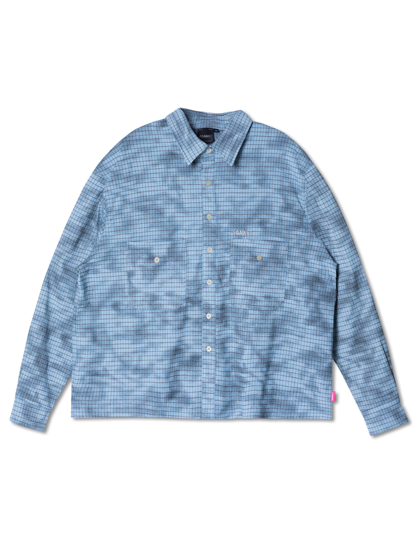 STAINED DAME SHIRT LIGHT BLUE