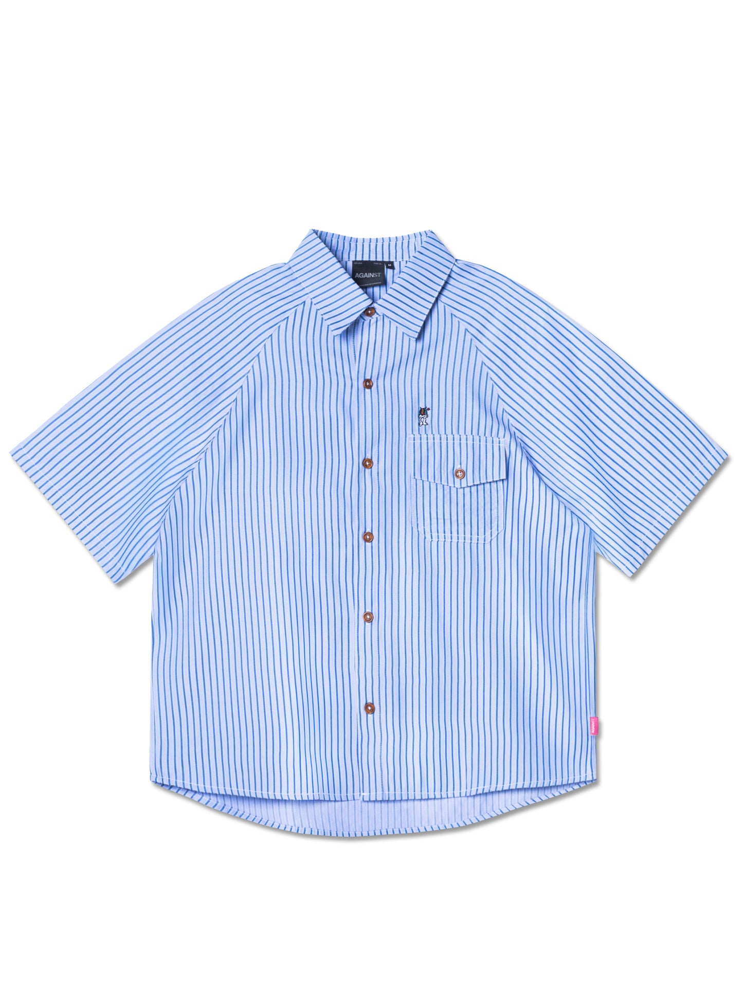 STRIPE MIGUEL SHIRT BLUE - BEV C multi label store
