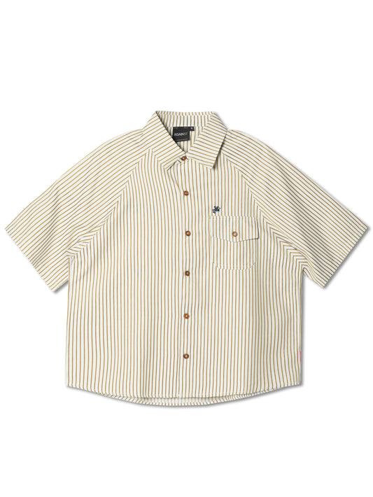 STRIPE MIGUEL SHIRT LIGHT GREEN