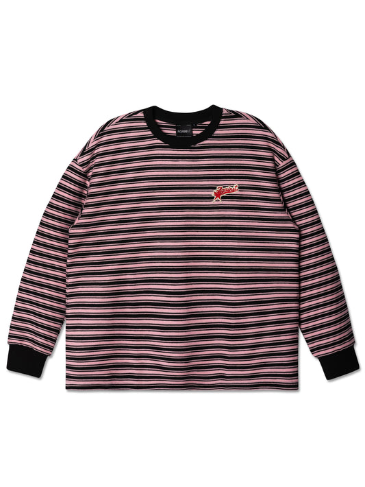 STRIPE STAR LOUNGE TEE PINK - BEV C multi label store