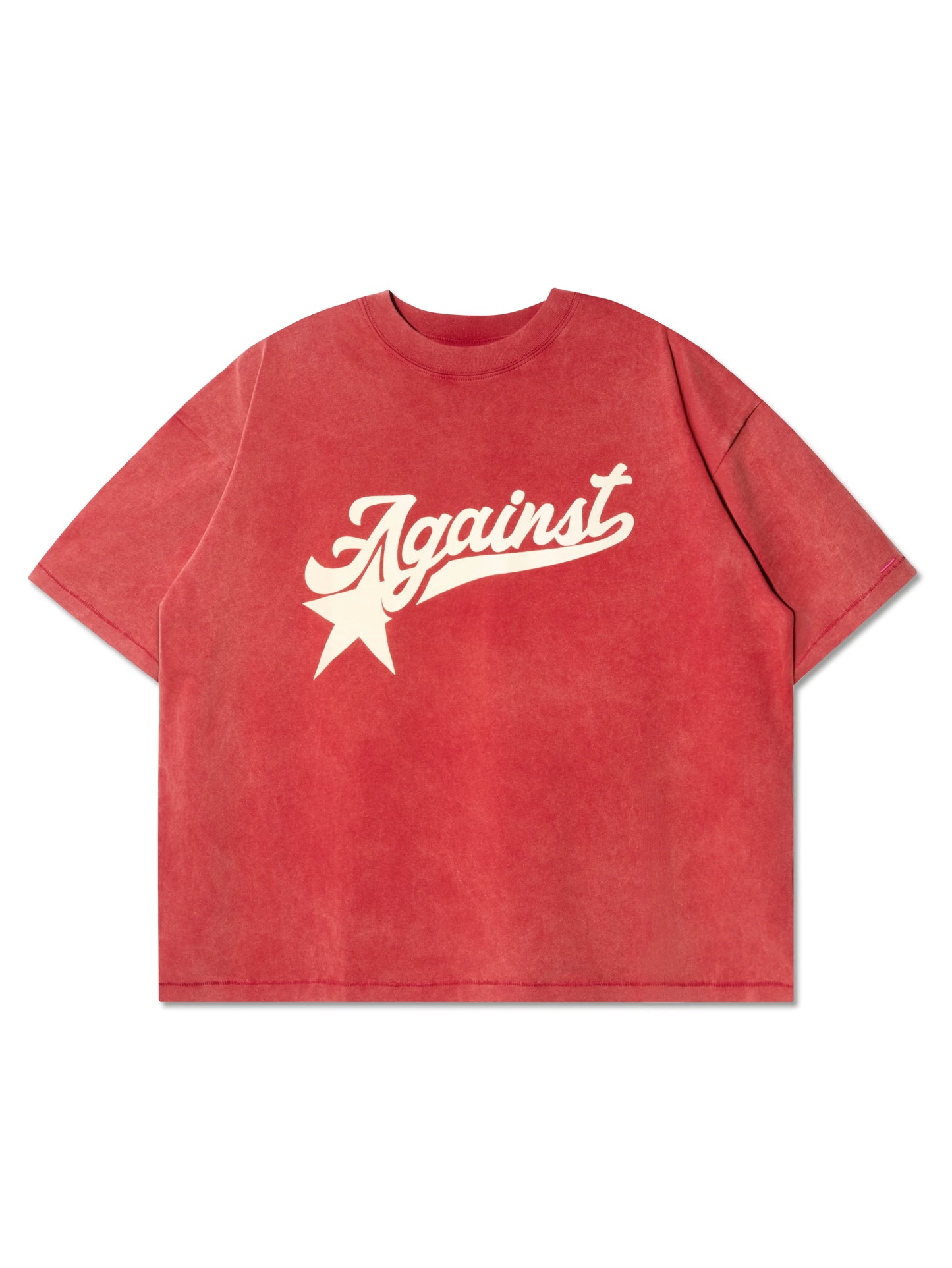 A-STAR WASHED BOXY TEE RED