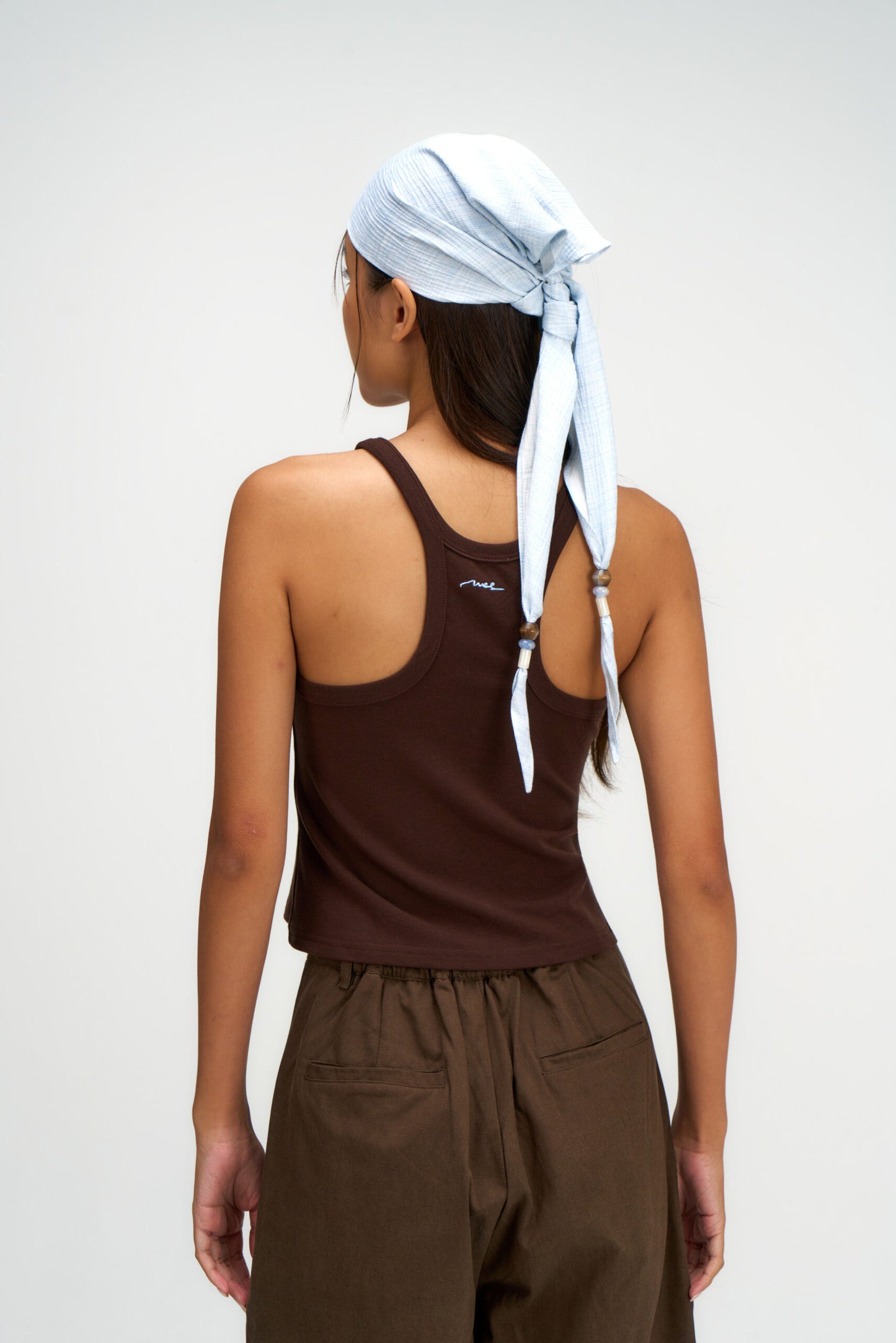 Drift Knit Y-Back Tank Top (Brown) - BEV C multi label store