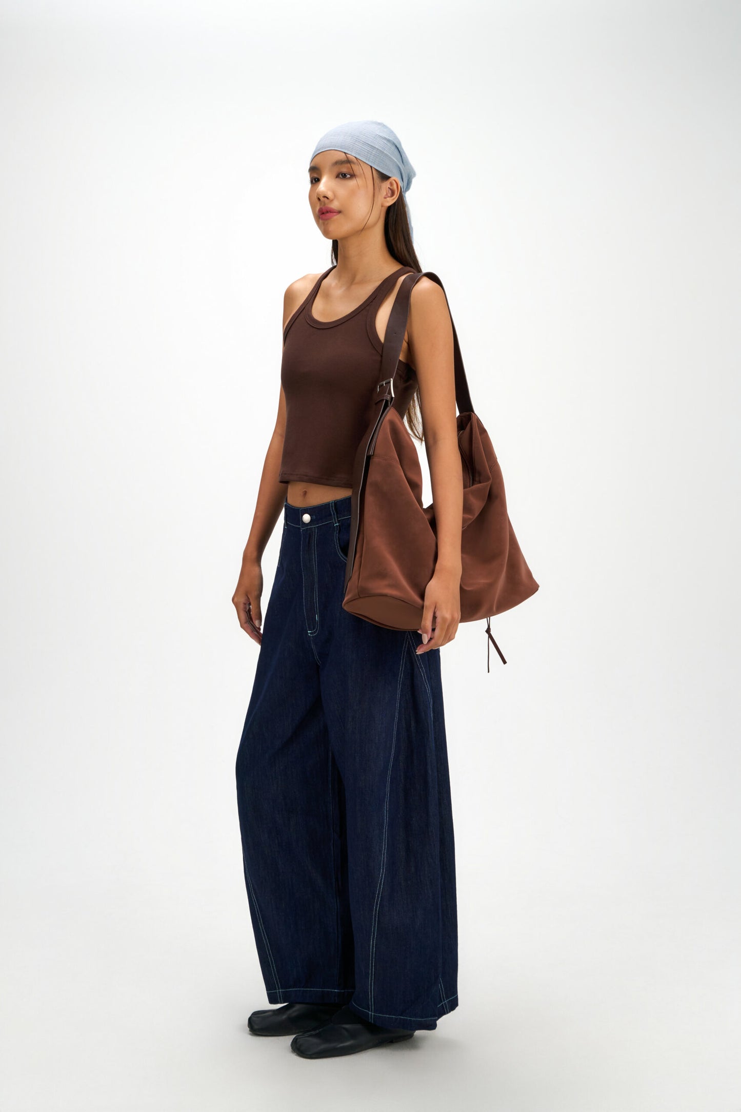 Drift Knit Y-Back Tank Top (Brown) - BEV C multi label store