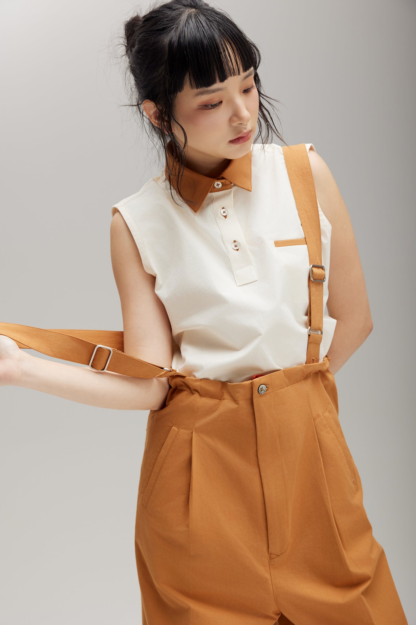 BARUN TROUSERS  IN CARAMEL