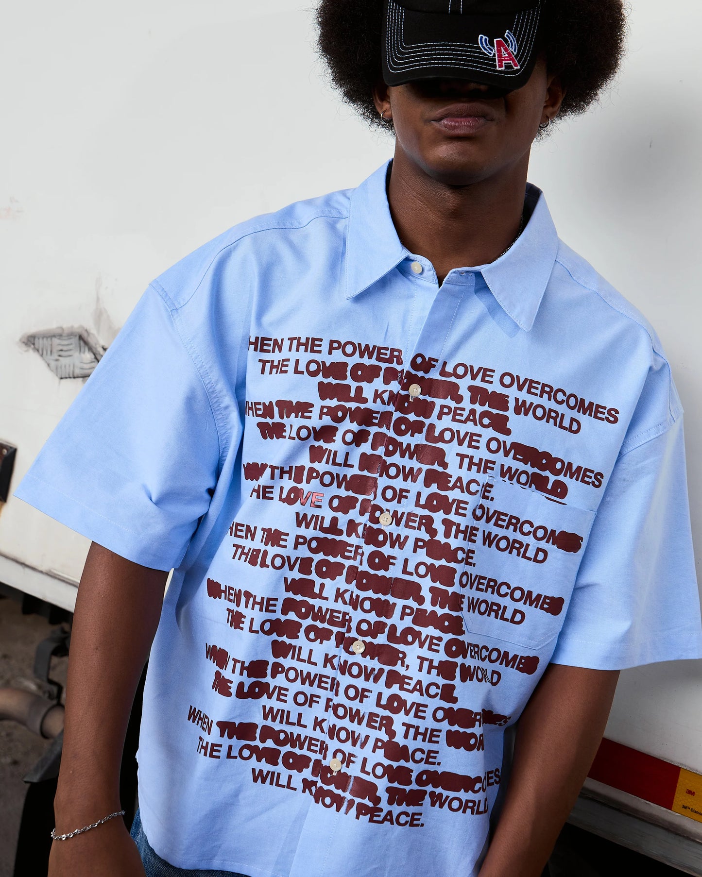 QUOTE CHAPO SHIRT LIGHT BLUE