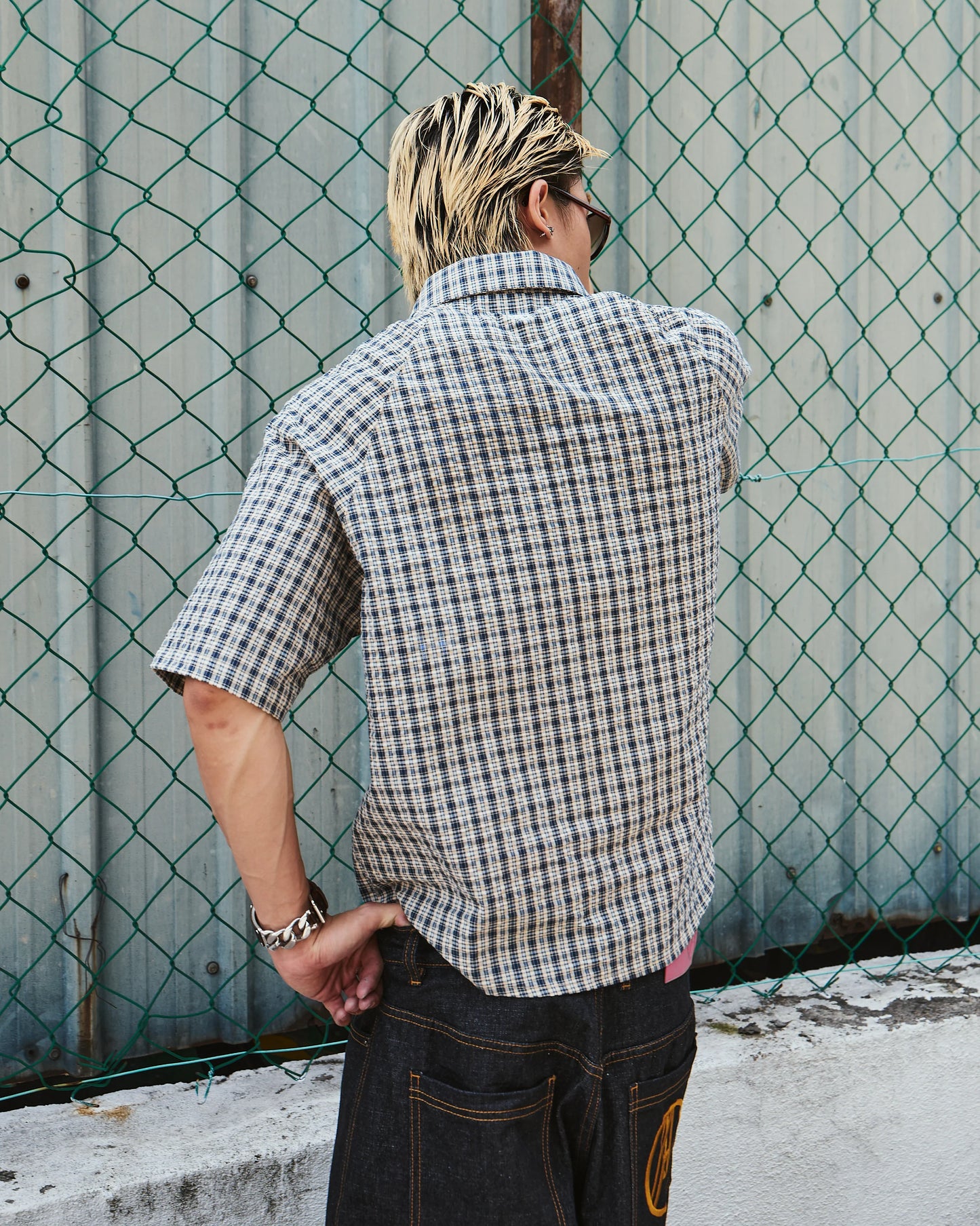 SEERSUCKER MIGUEL SHIRT BLUE