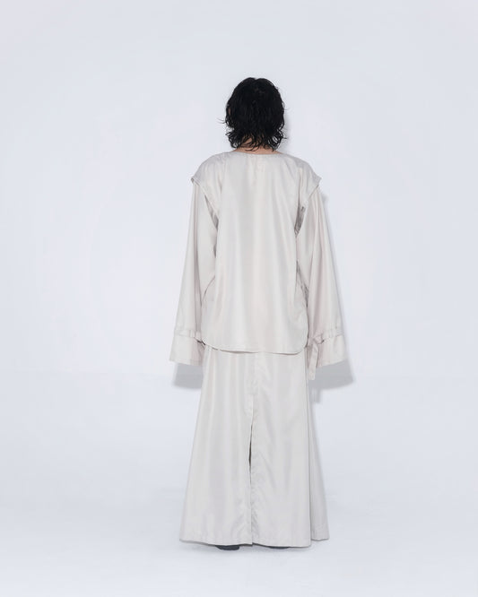 Detachable Psycho Shirt in Cream