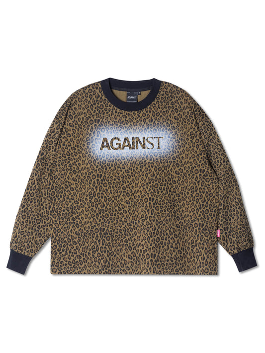 LEOPARD LOUNGE L/S TEE