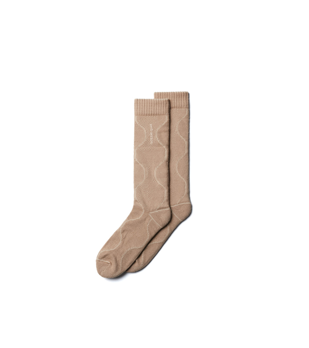 Digit No. casual cuff socks - Quilted Brn