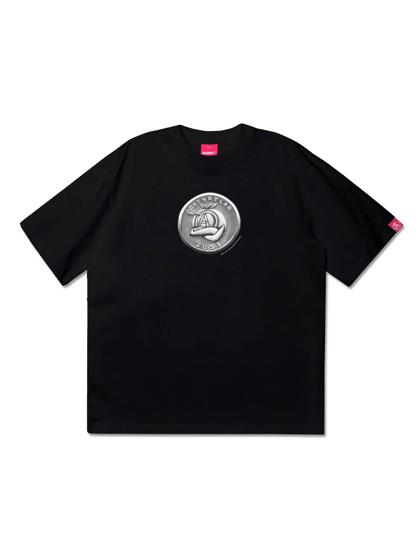 A-MAN COIN TEE BLACK