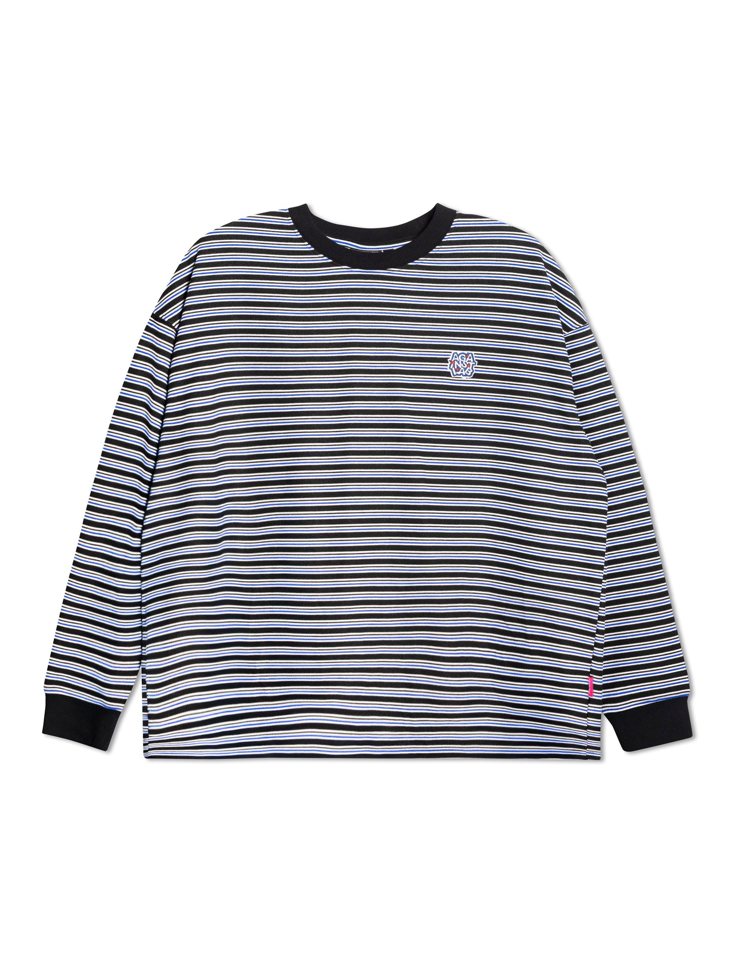STRIPE LOUNGE TEE BLUE