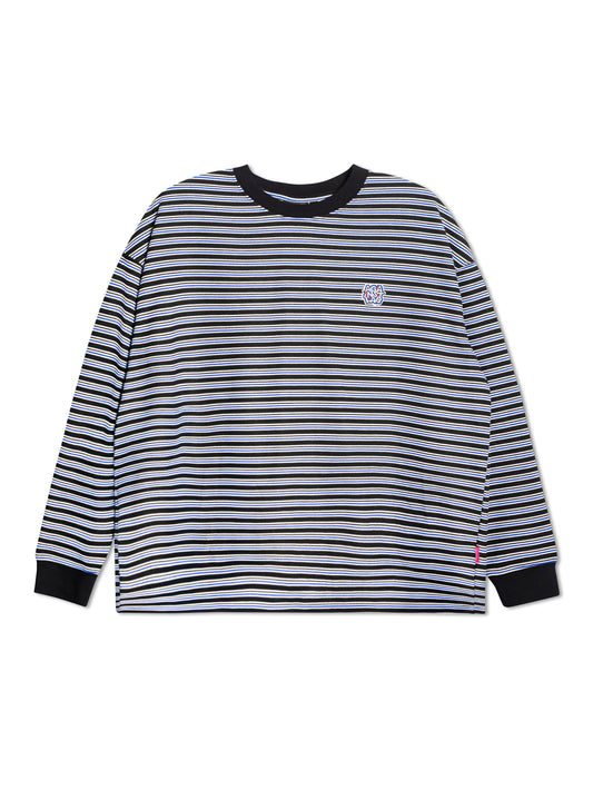 STRIPE LOUNGE TEE BLUE