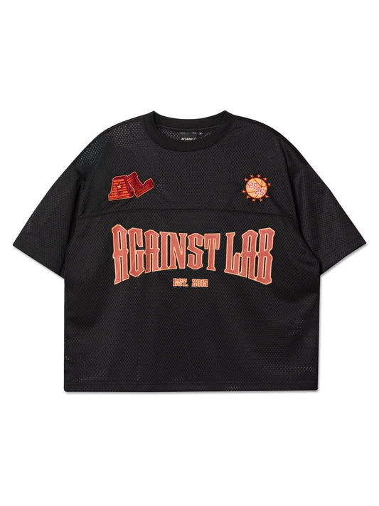 VARSITY CROPPED JERSEY BLACK