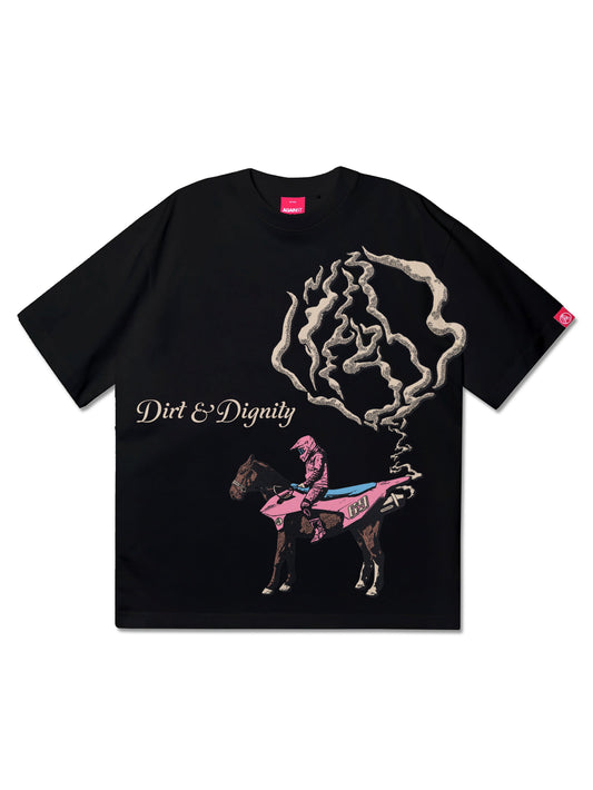 DIRT & DIGNITY TEE BLACK - BEV C multi label store