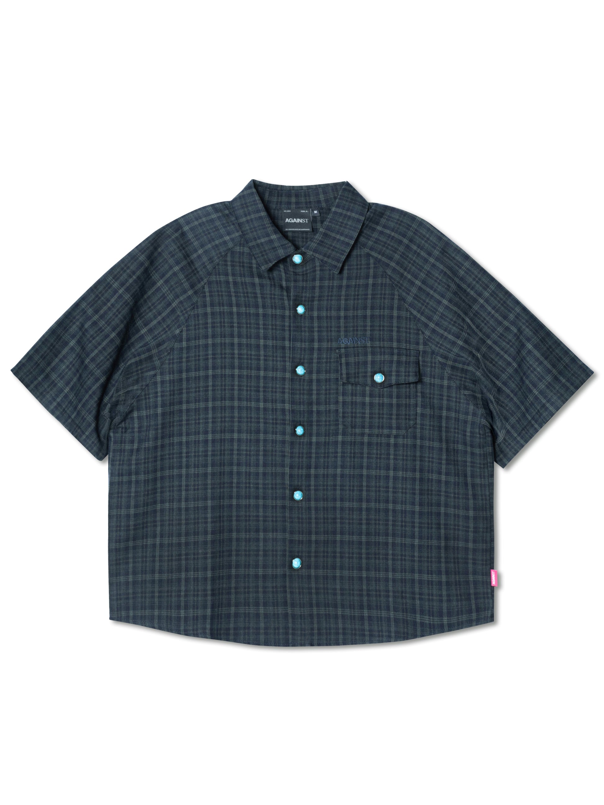 FLANNEL MIGUEL SHIRT DARK GREEN - BEV C multi label store